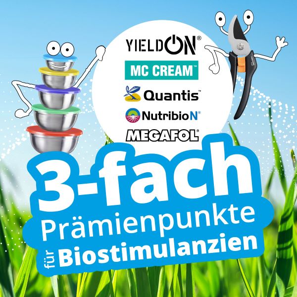 3-fach Punkte für Biostimulanzien