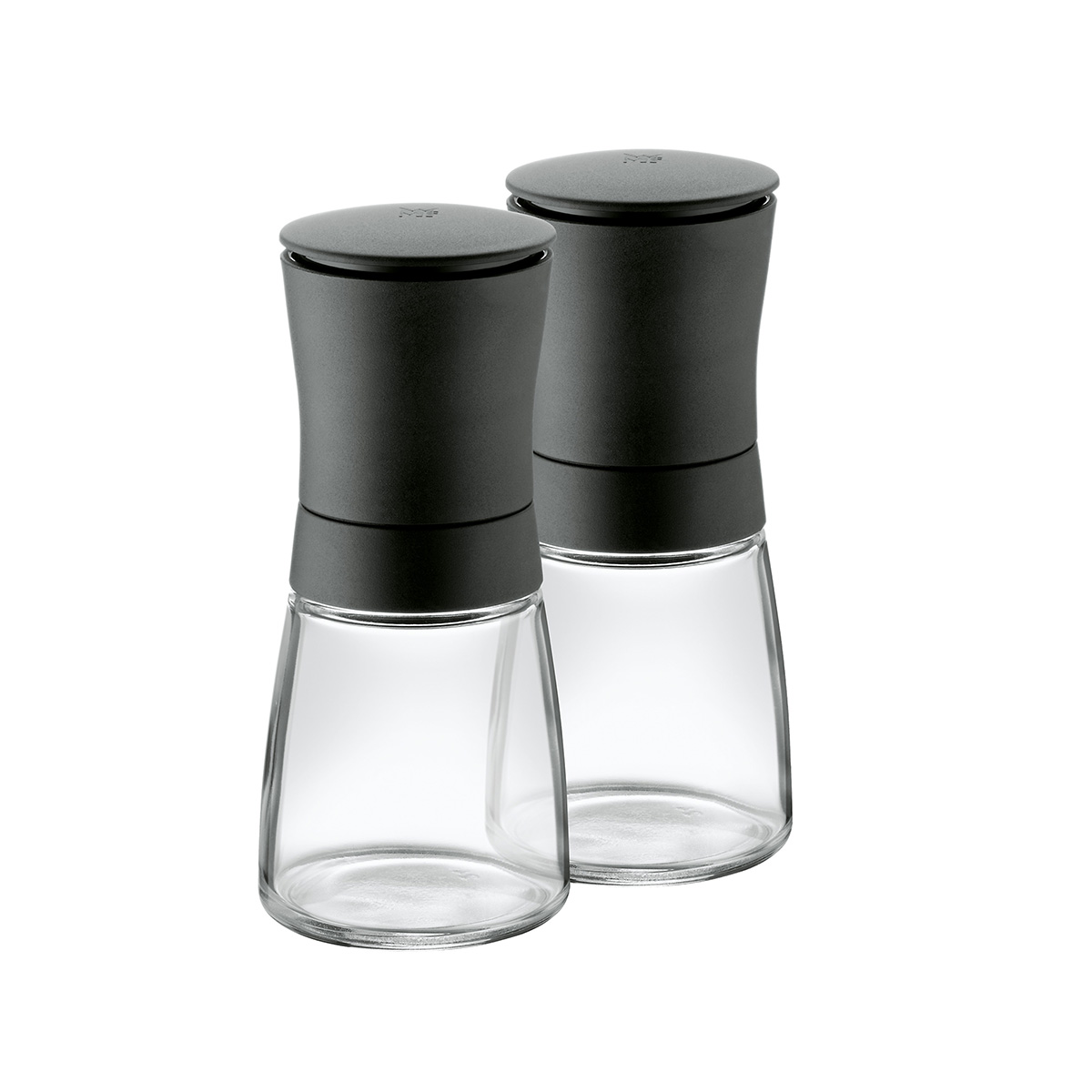 HOMLA SPICE BUBBLE Gewürzmühlen Set 2x - Cremefarben Mit Präzisionsmahlwerk